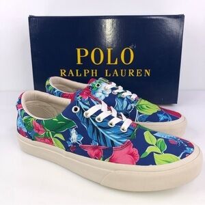 Polo Ralph Lauren Keaton Pony Floral Men's Canvas Low Top Shoes Sneakers